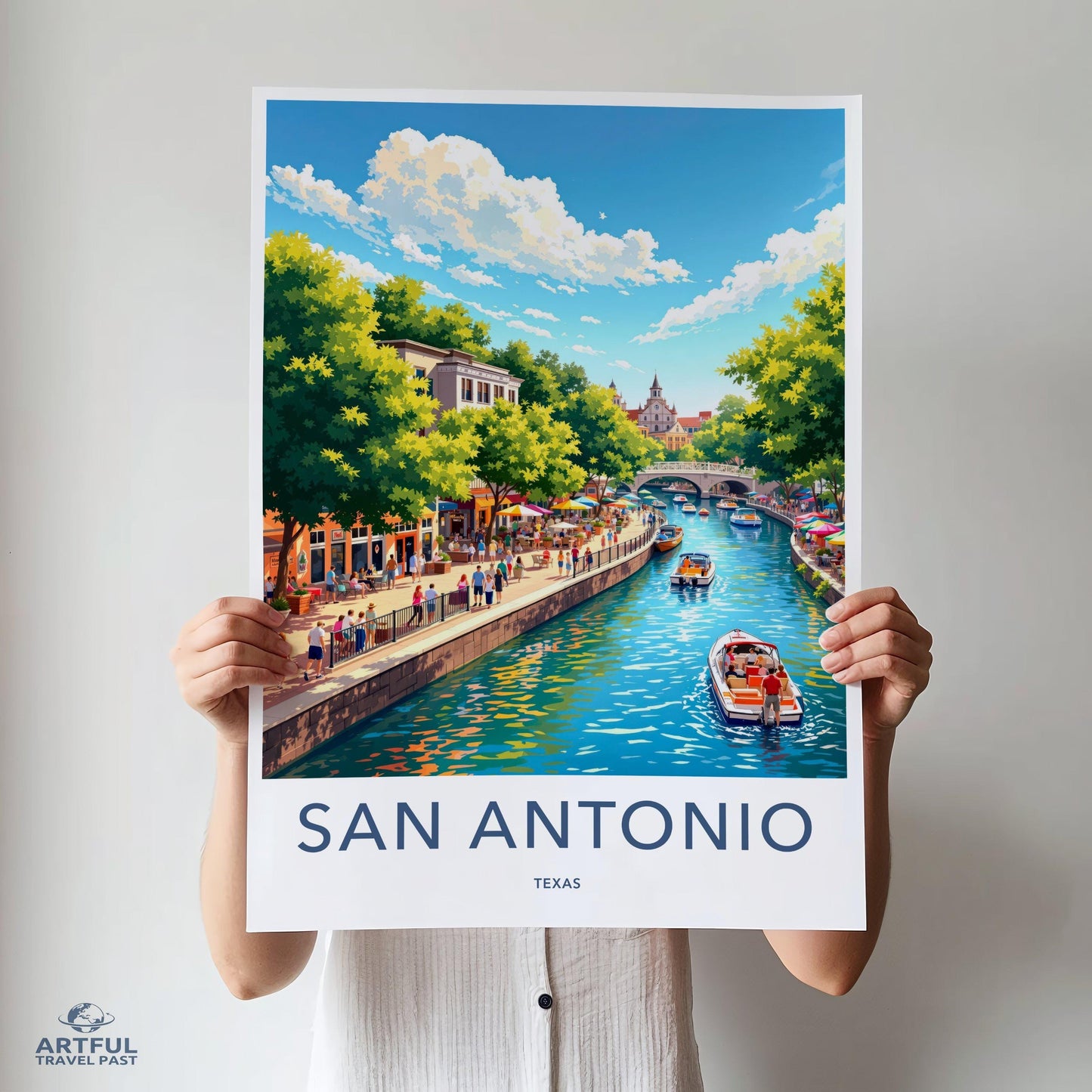 San Antonio Poster - Texas Wall Art