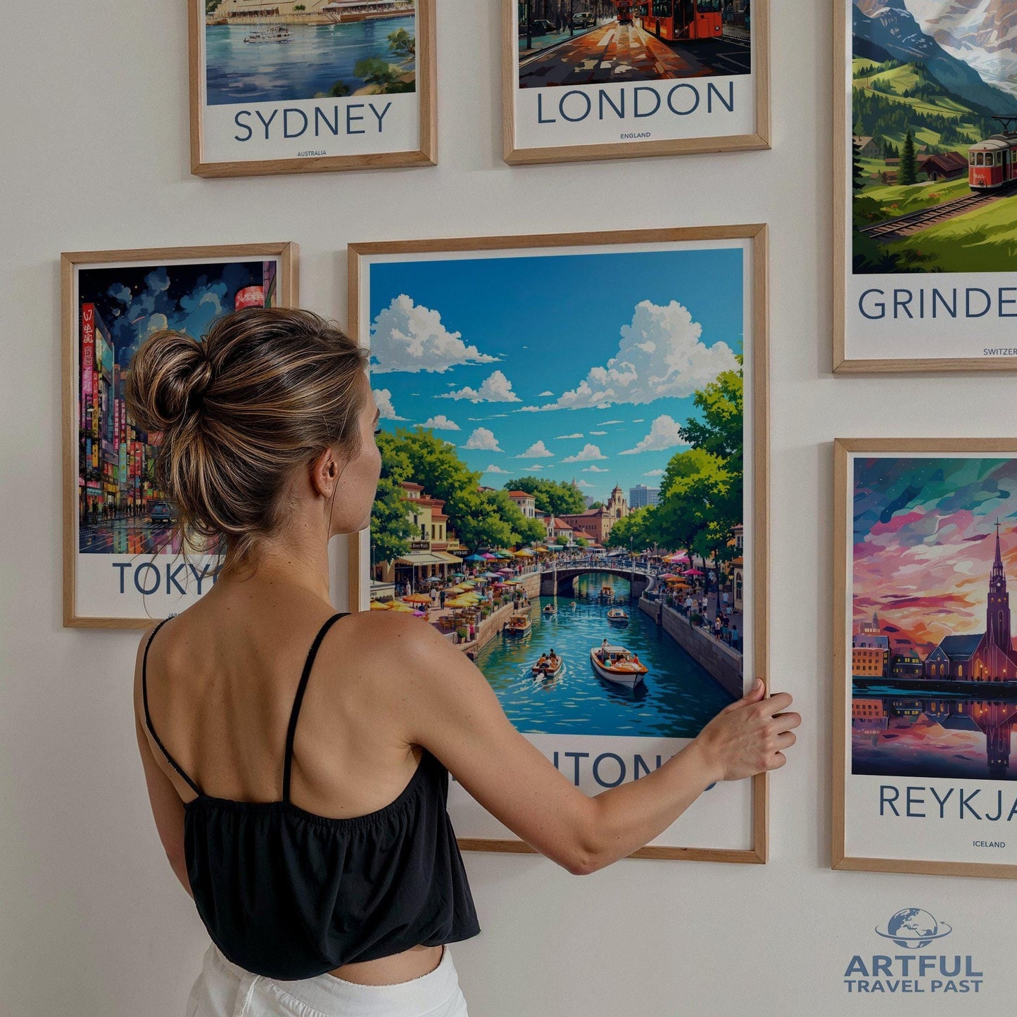 San Antonio Poster | Texas Wall Art | America Decor