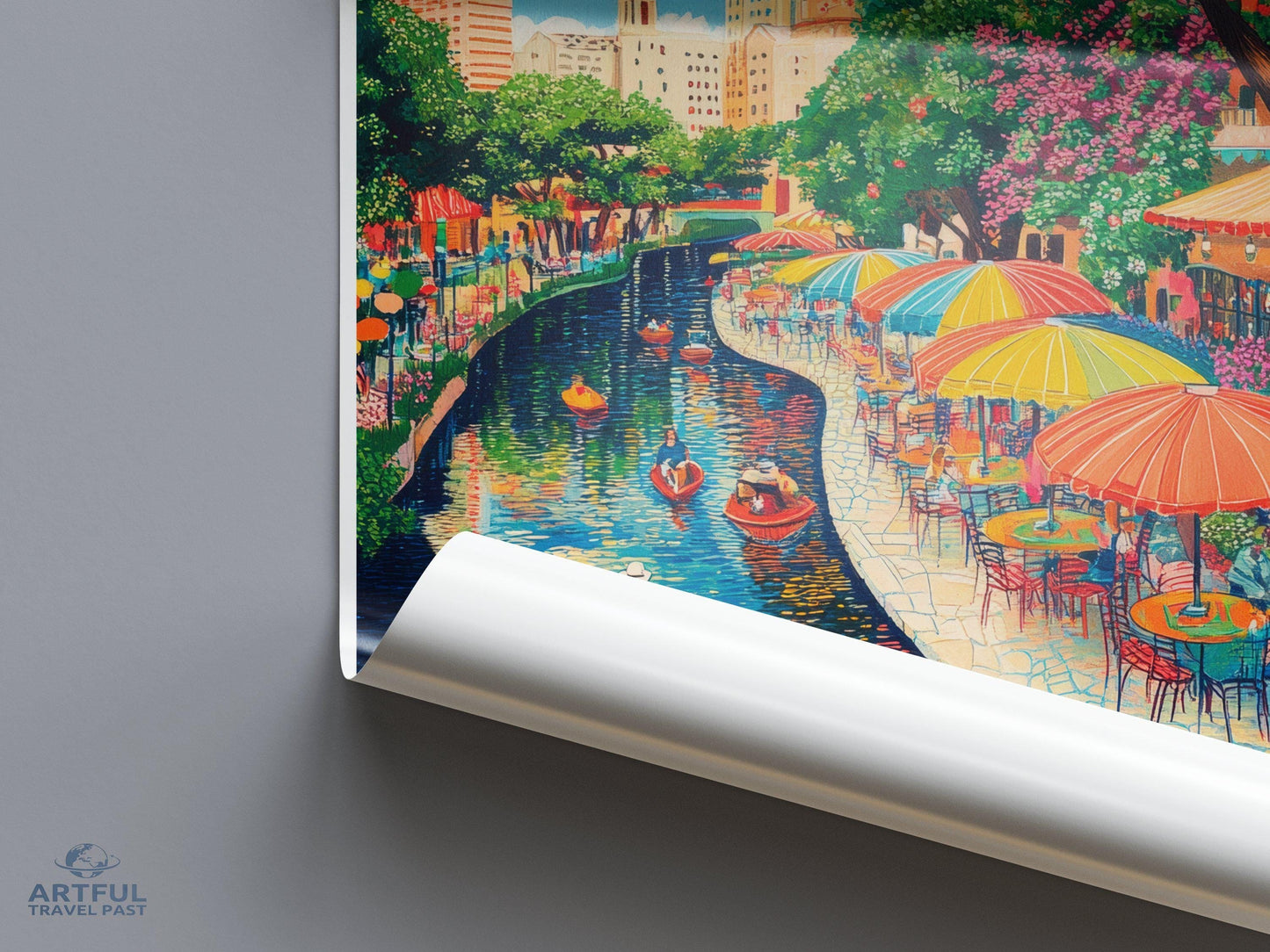 San Antonio Poster | Texas Wall Art | America Decor