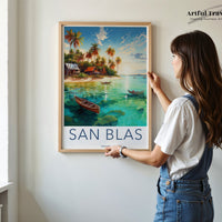 San Blas Poster - Panama Wall Art