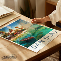 San Blas Poster - Panama Wall Art