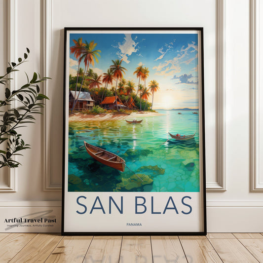 San Blas Poster - Panama Wall Art