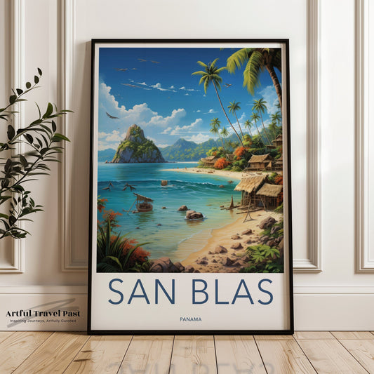 San Blas Poster - Panama Wall Art
