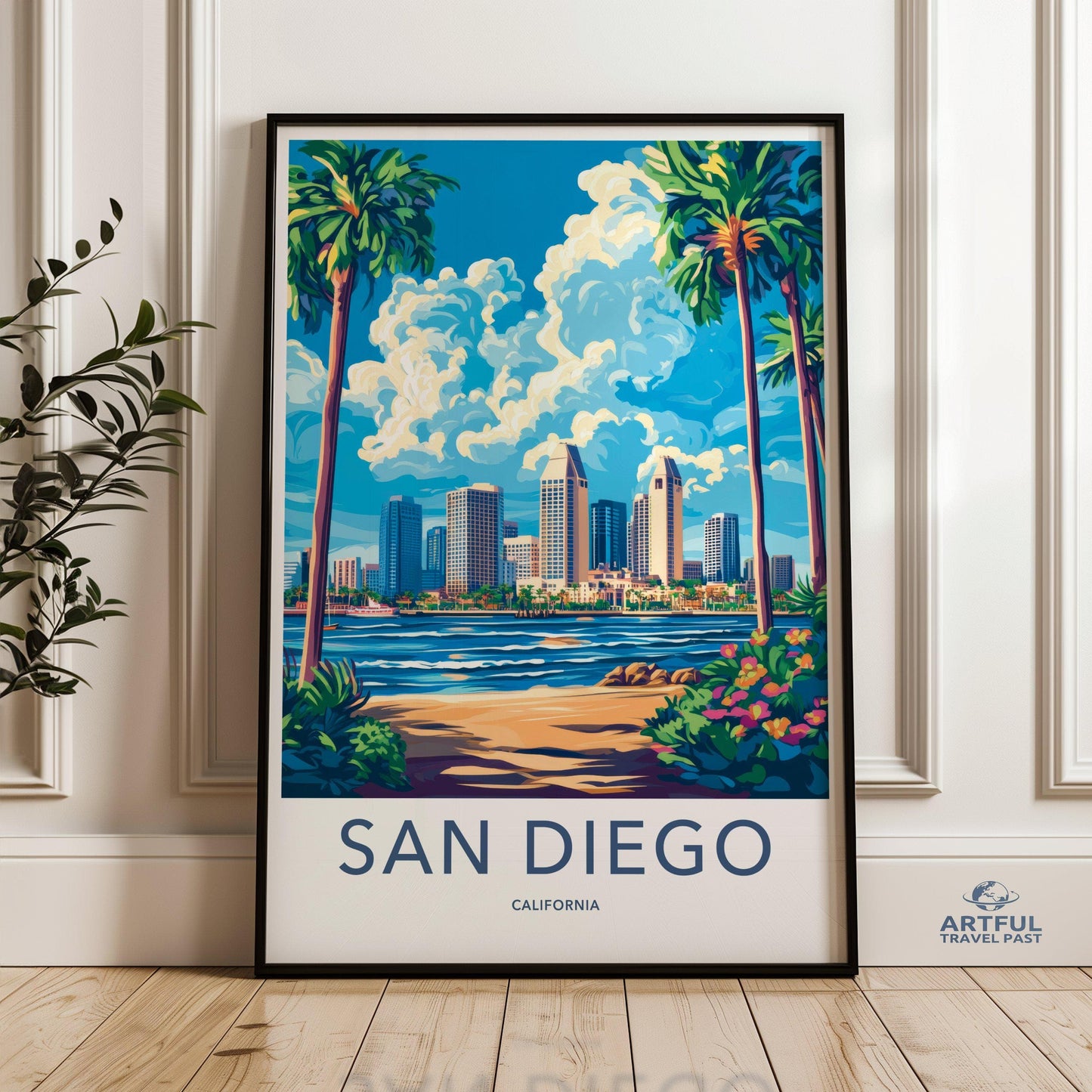 San Diego Poster - California Wall Art