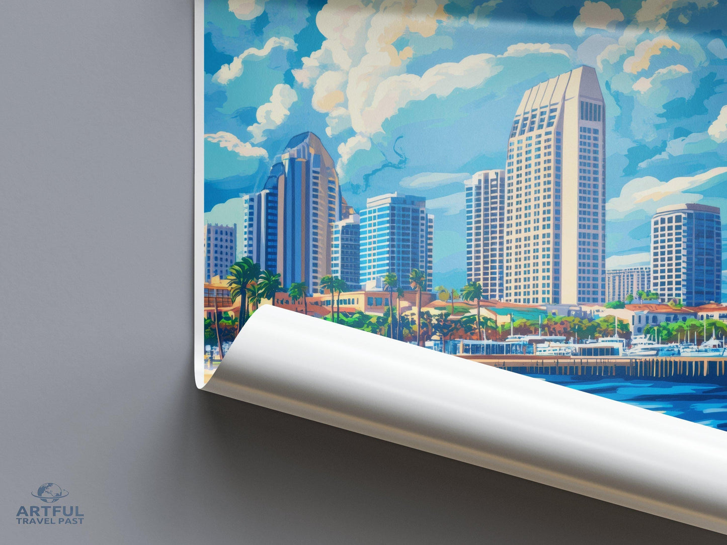 San Diego Poster | California Wall Art | America Decor