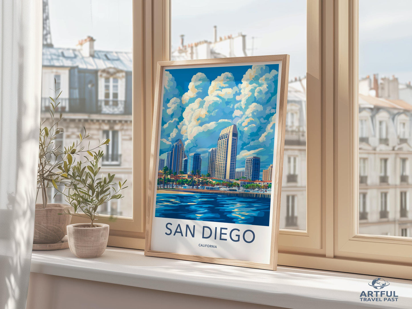 San Diego Poster | California Wall Art | America Decor