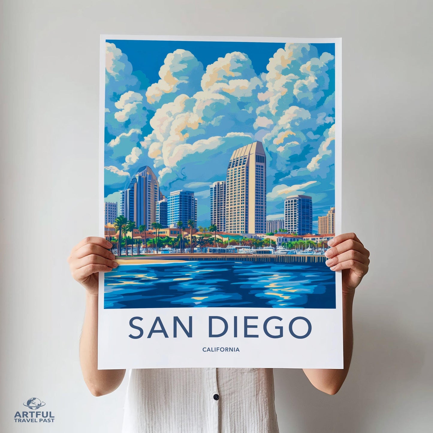 San Diego Poster | California Wall Art | America Decor