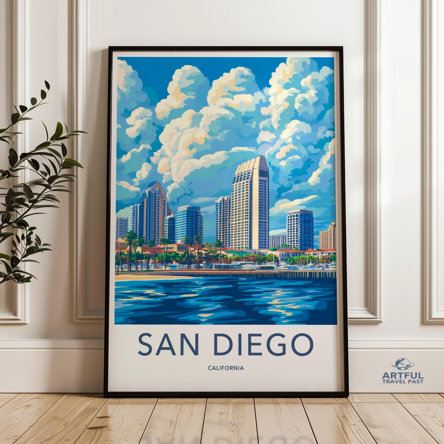 San Diego Poster | California Wall Art | America Decor