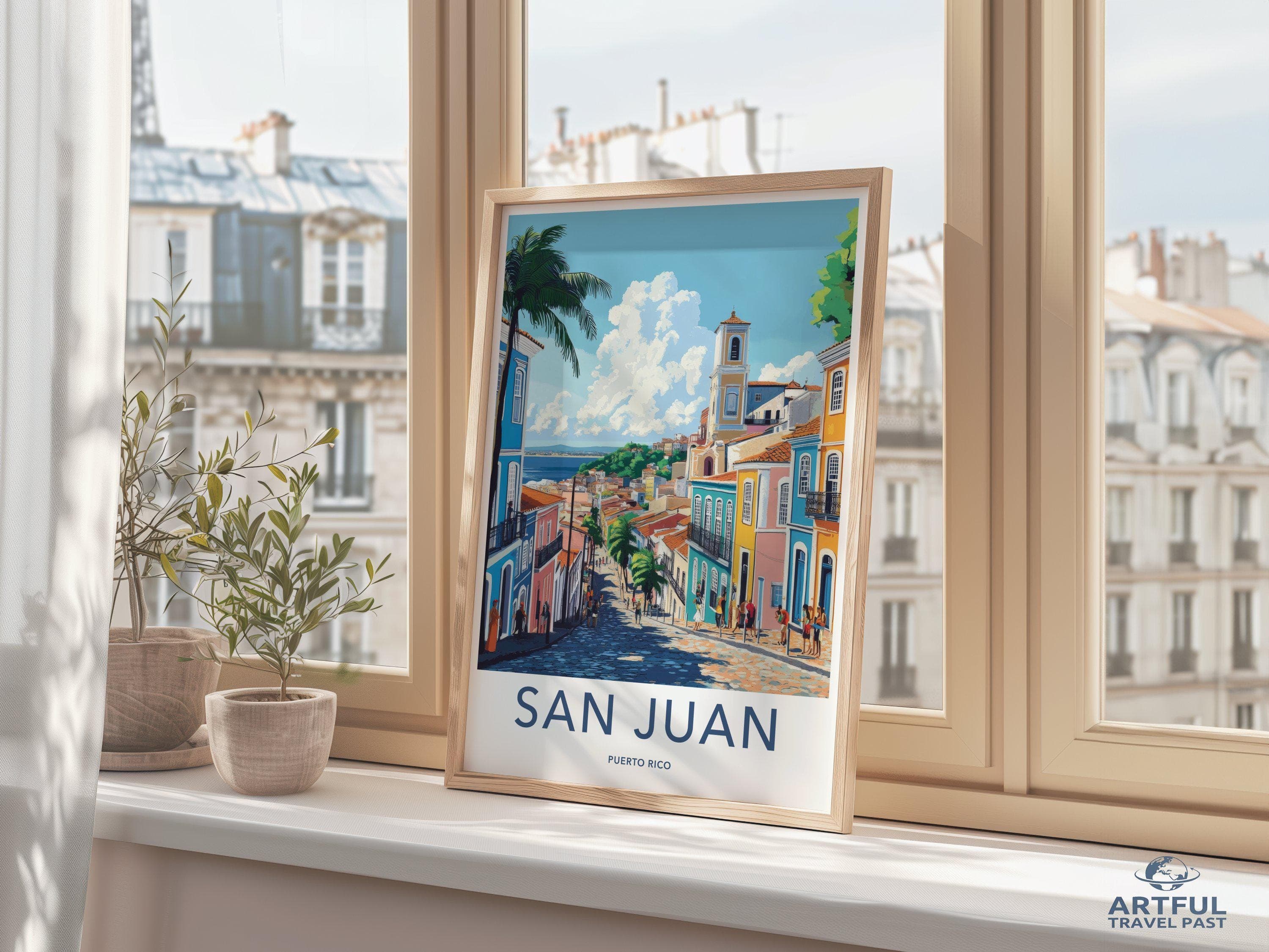 San Juan Poster - Puerto Rico Wall Art