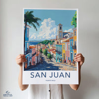 San Juan Poster - Puerto Rico Wall Art