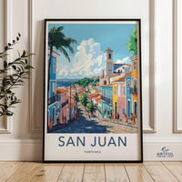 San Juan Poster - Puerto Rico Wall Art