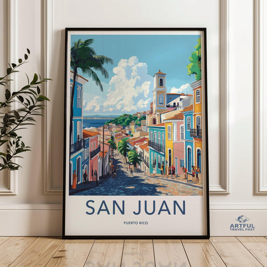 San Juan Poster - Puerto Rico Wall Art