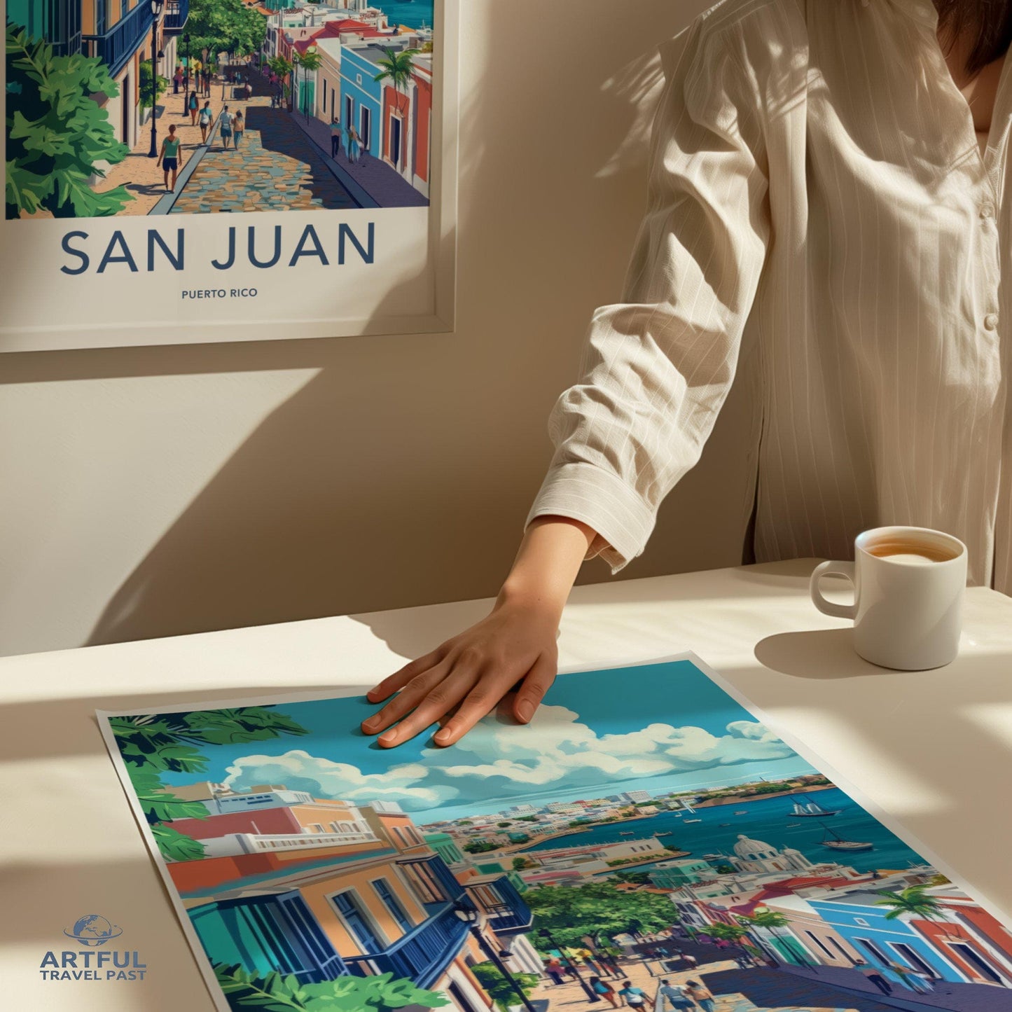 San Juan Poster | Puerto Rico Wall Art | Caribbean Decor