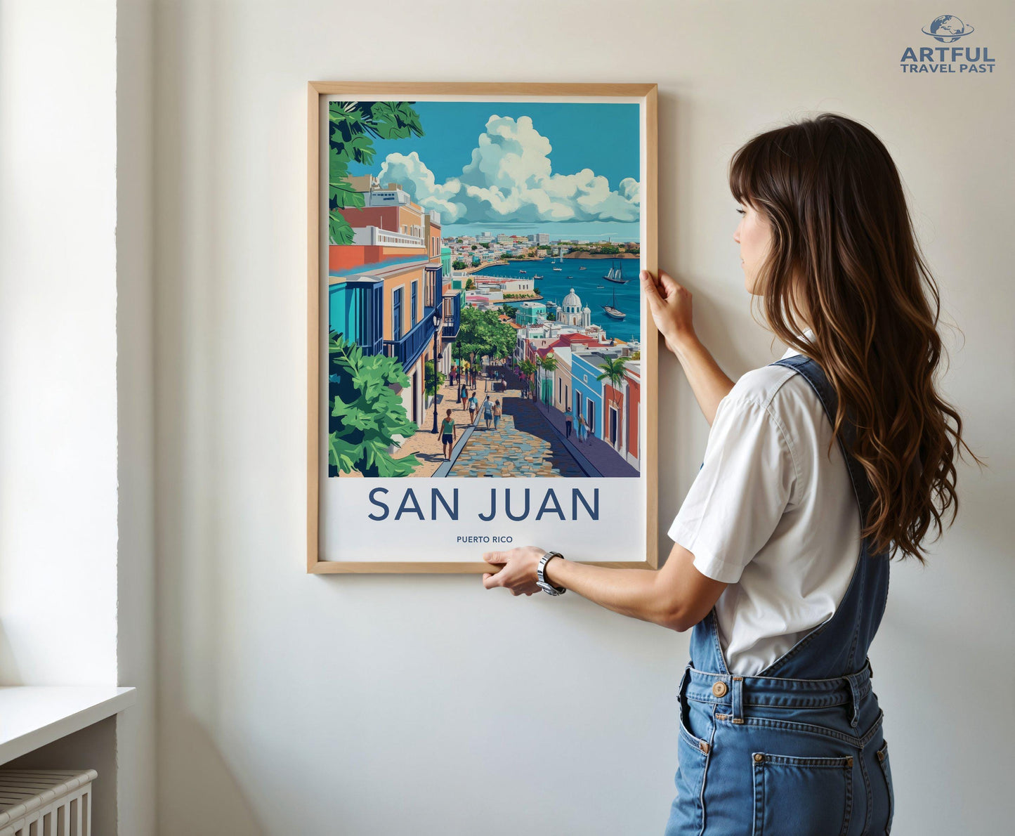 San Juan Poster | Puerto Rico Wall Art | Caribbean Decor
