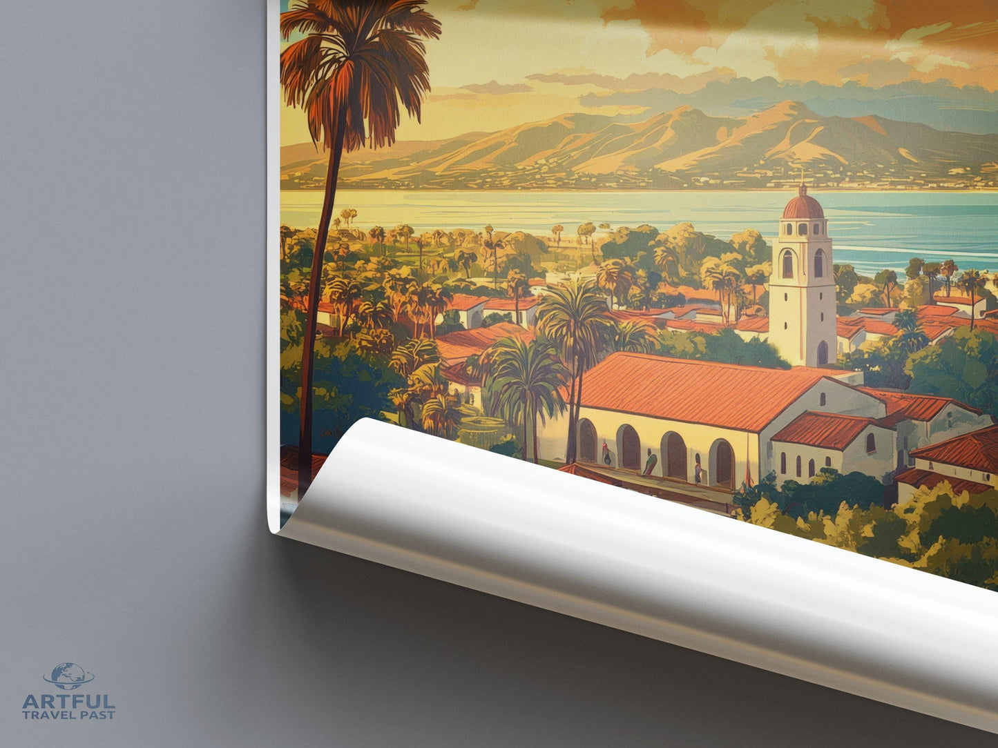 Santa Barbara Poster - California Wall Art