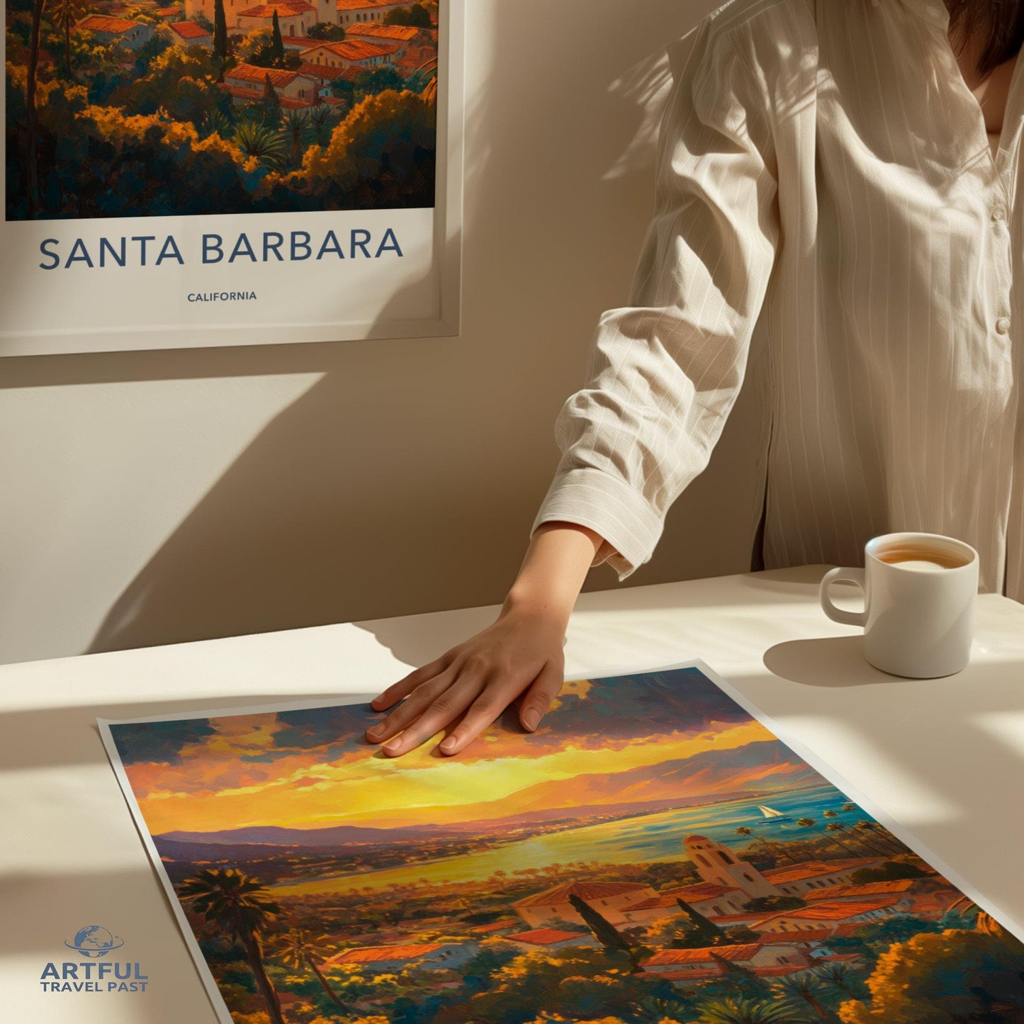 Santa Barbara Poster - California Wall Art