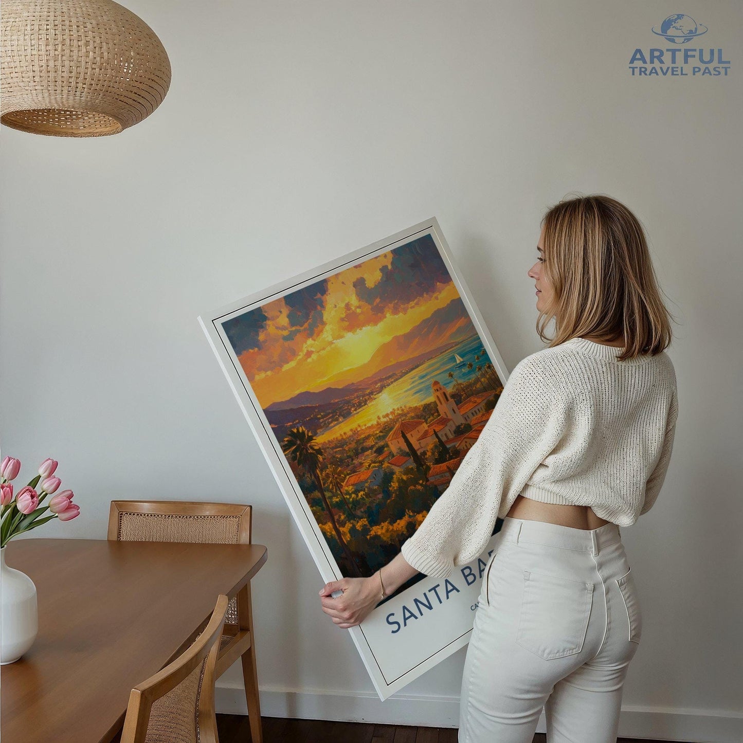 Santa Barbara Poster - California Wall Art