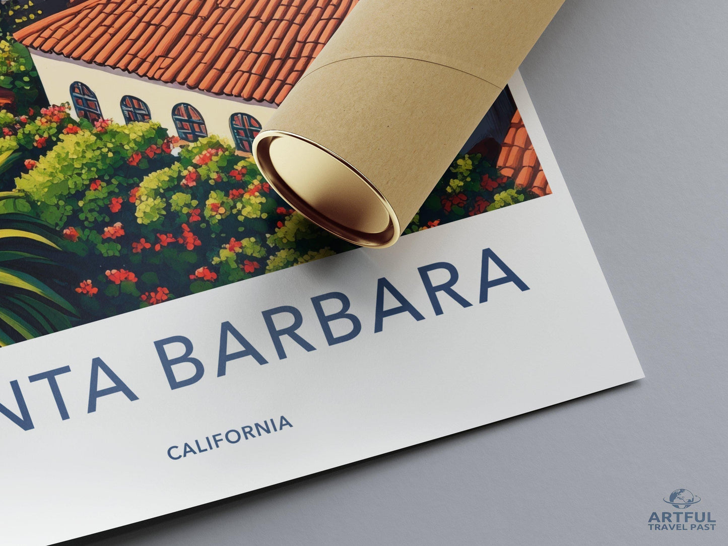 Santa Barbara Poster - California Wall Art