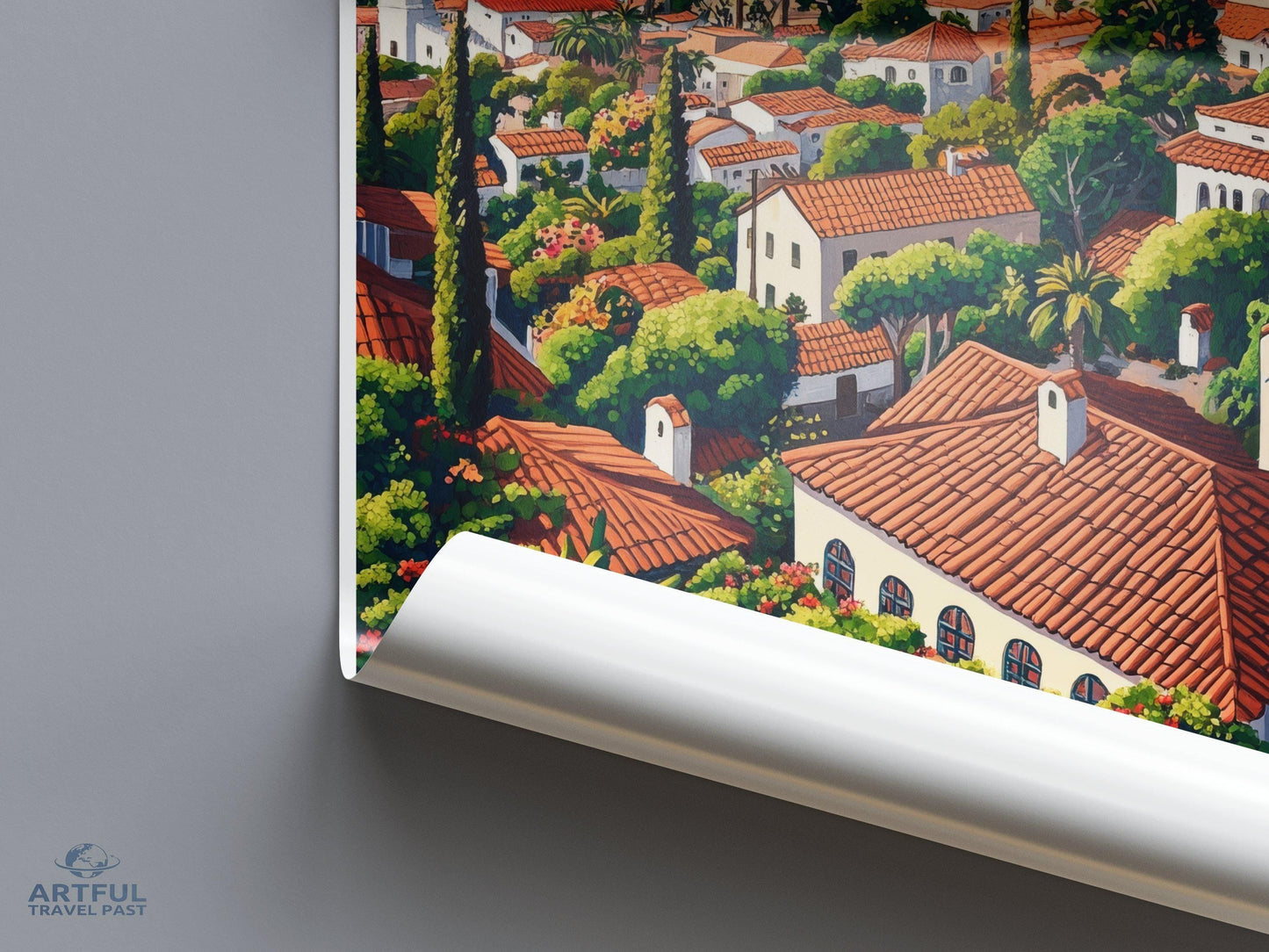 Santa Barbara Poster - California Wall Art
