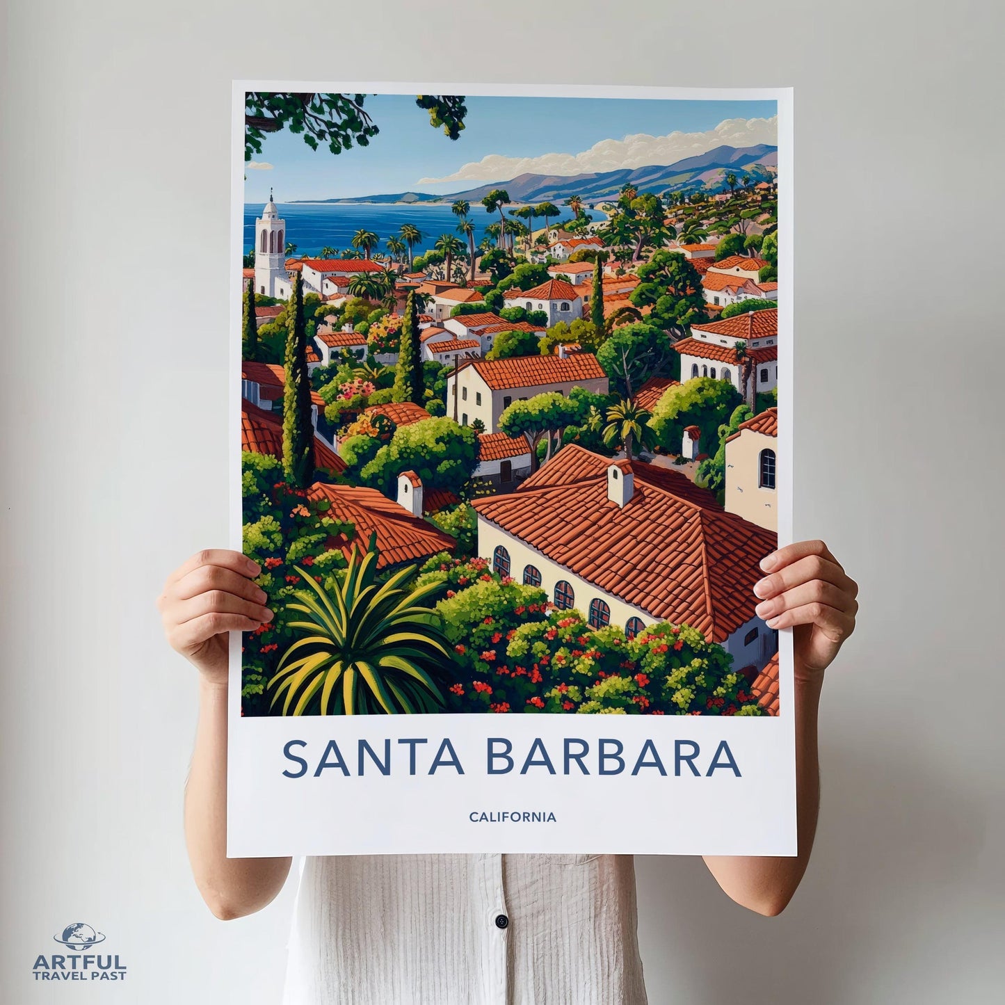 Santa Barbara Poster - California Wall Art