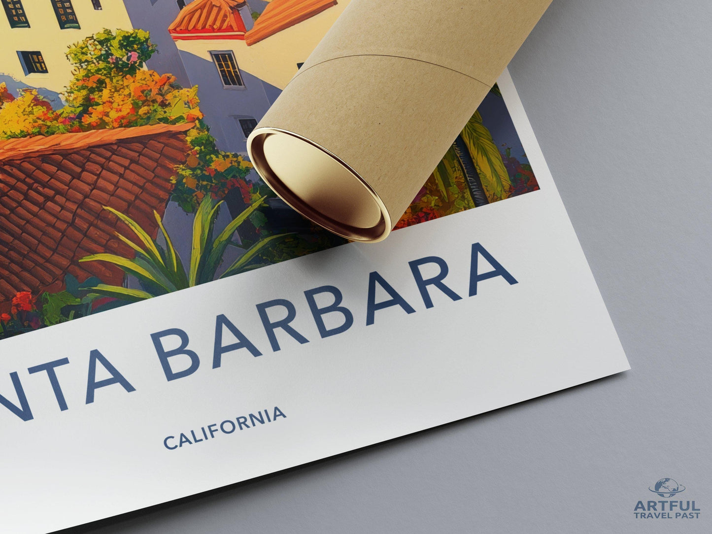 Santa Barbara Poster - California Wall Art
