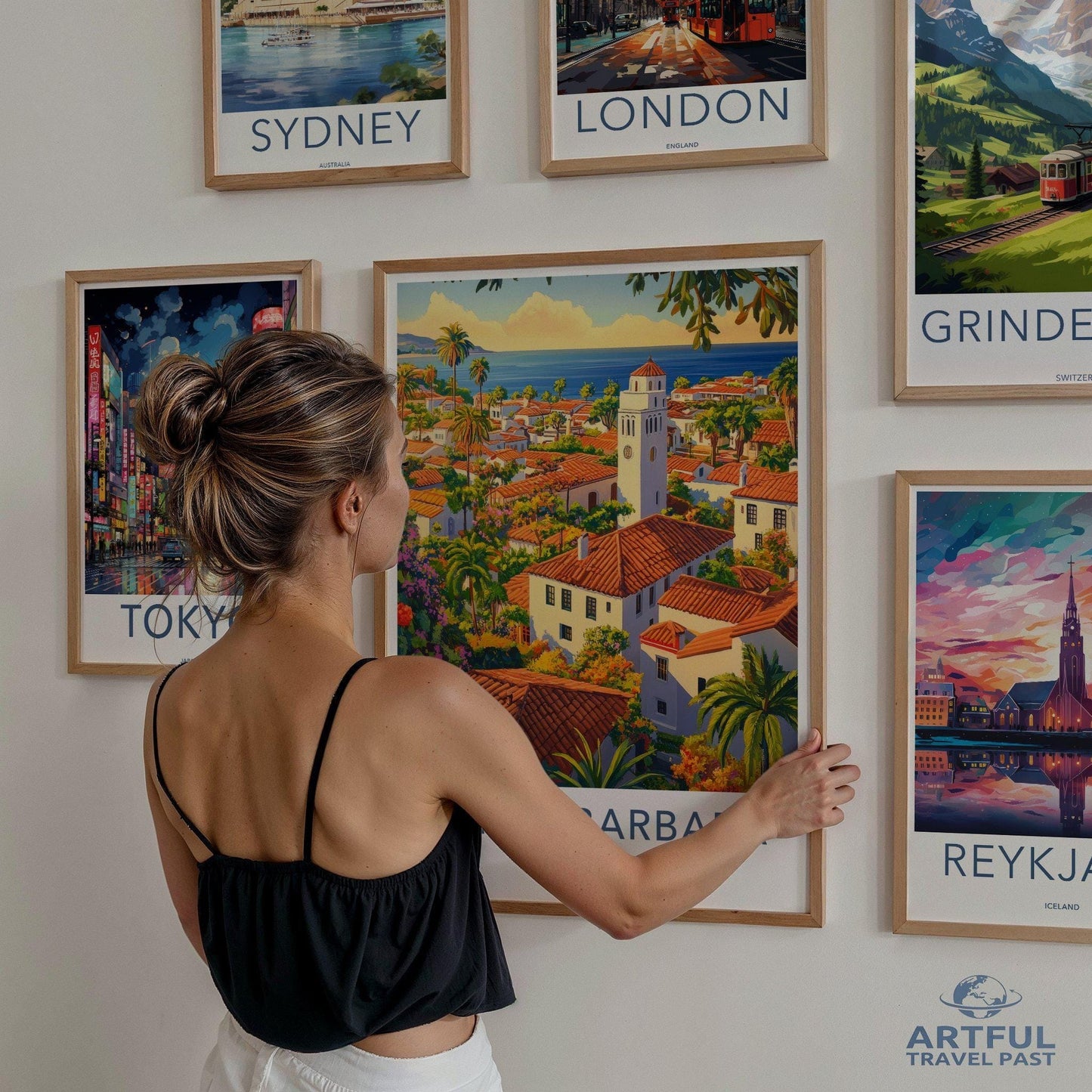 Santa Barbara Poster - California Wall Art