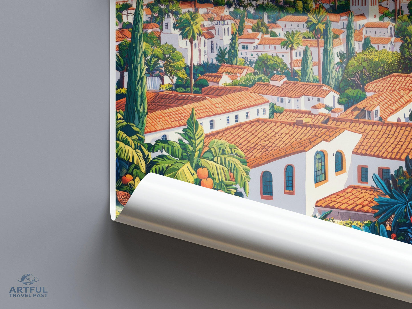 Santa Barbara Poster - California Wall Art