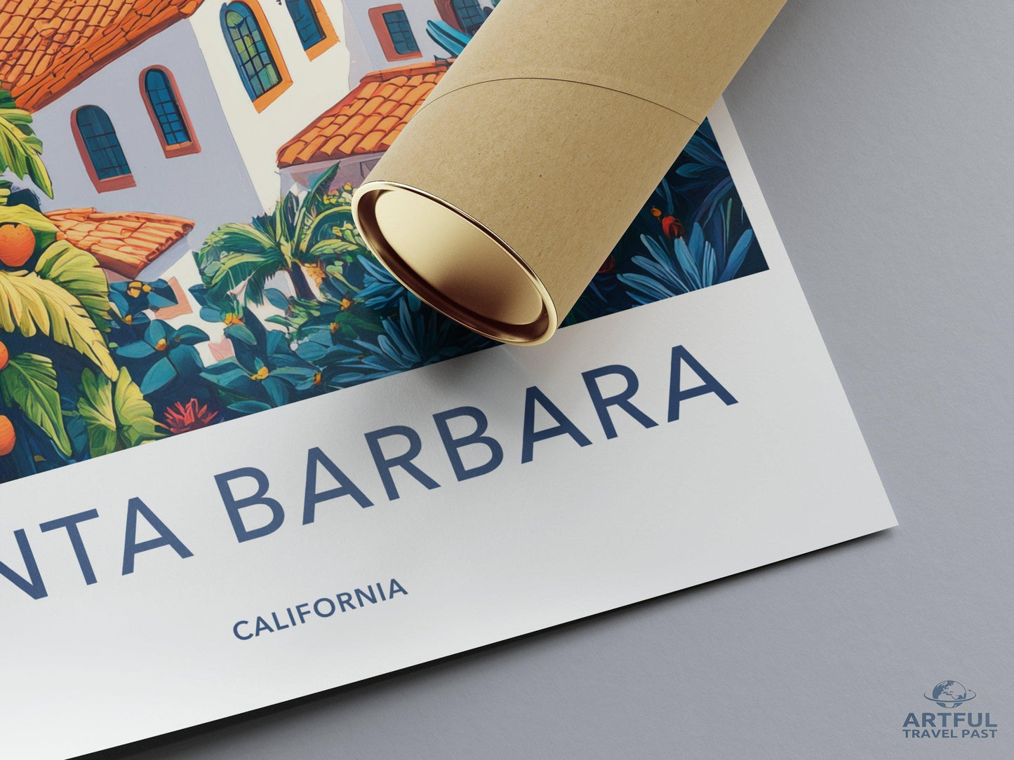 Santa Barbara Poster - California Wall Art