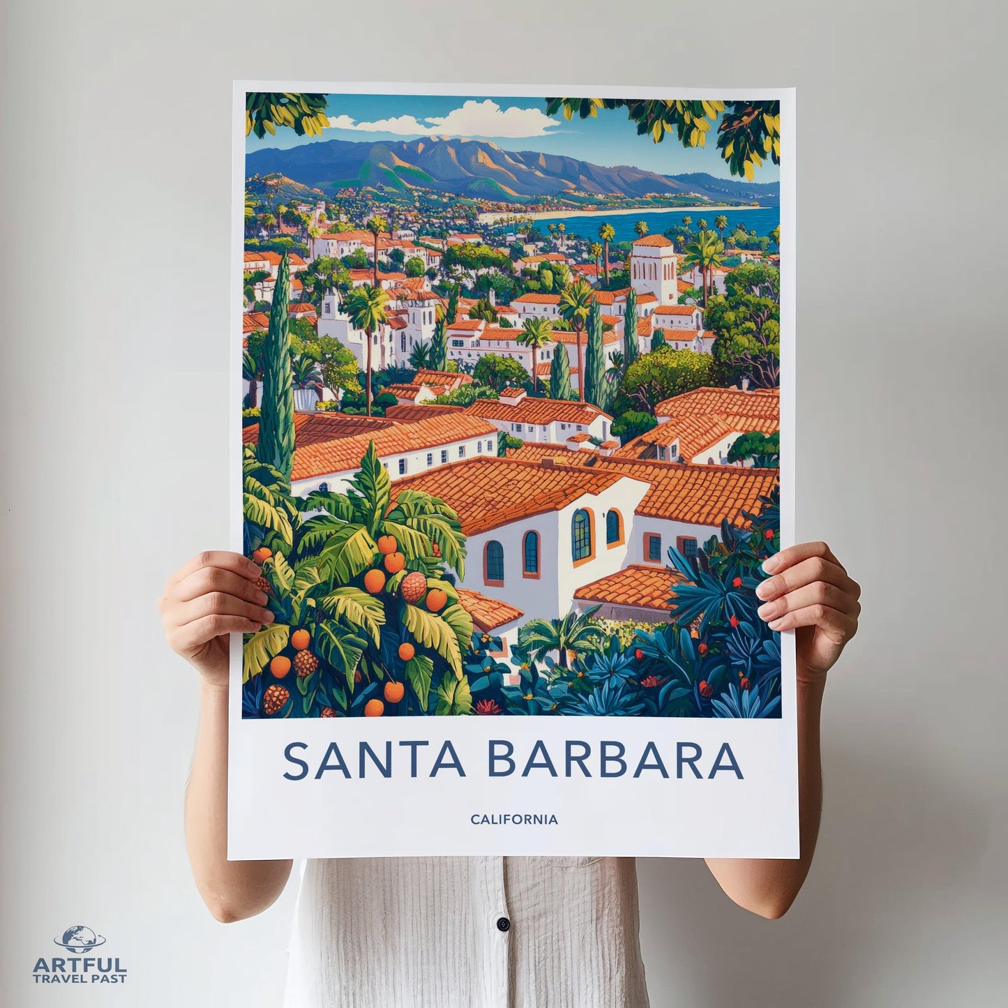 Santa Barbara Poster - California Wall Art