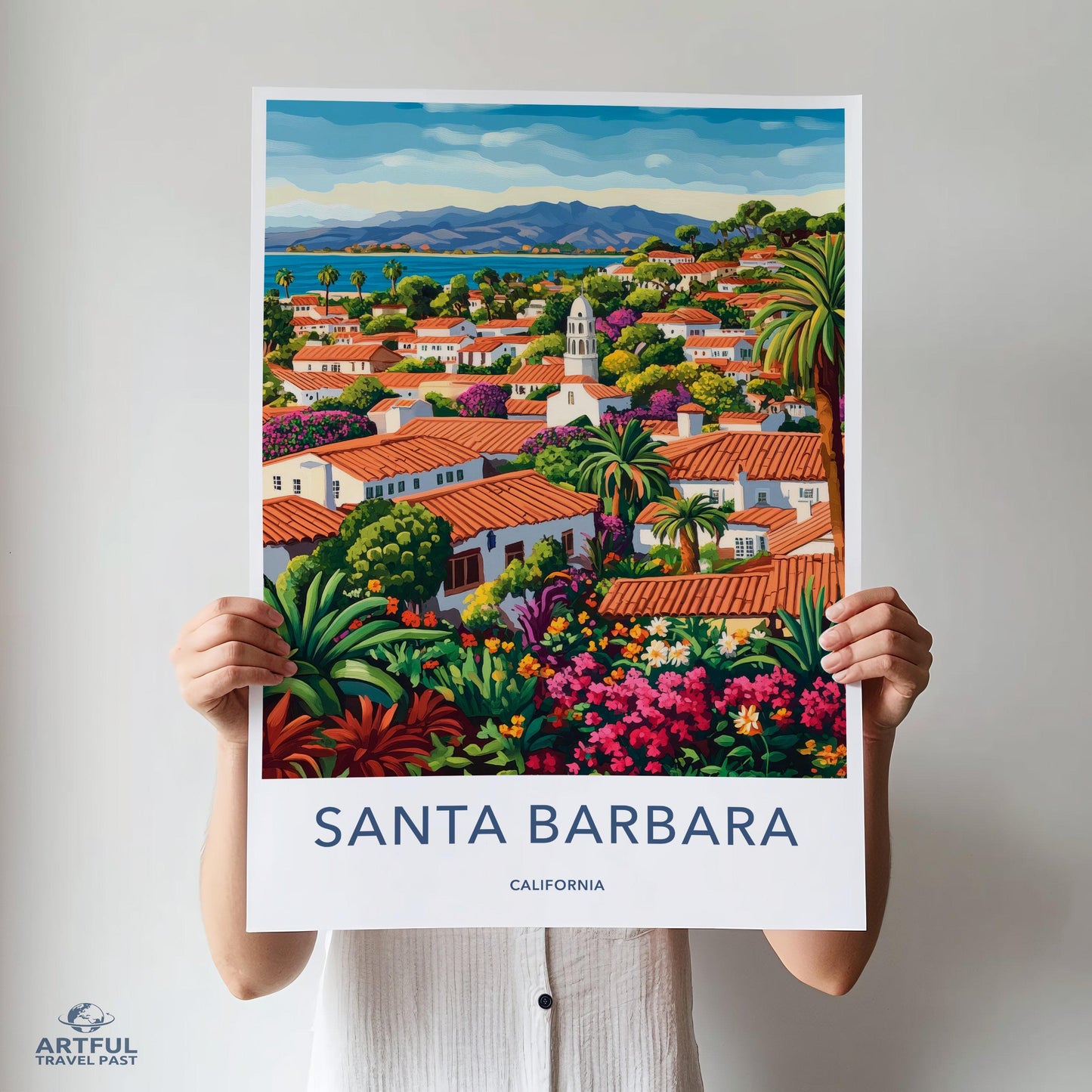 Santa Barbara Poster - California Wall Art