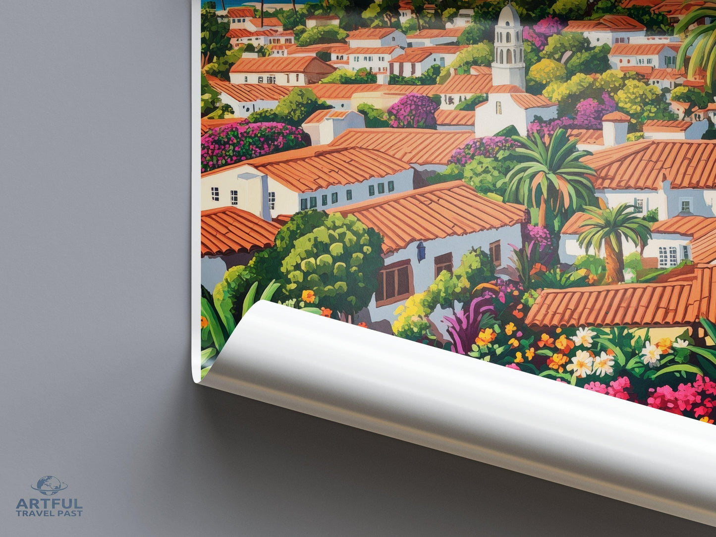 Santa Barbara Poster - California Wall Art