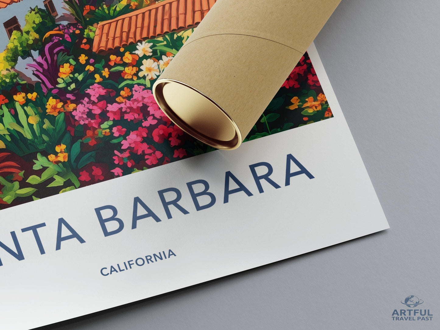 Santa Barbara Poster - California Wall Art