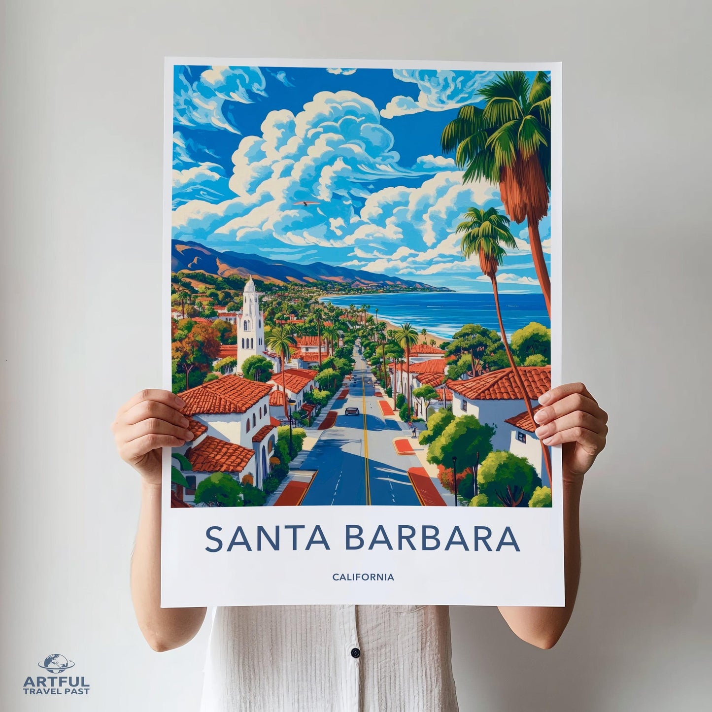 Santa Barbara Poster - California Wall Art