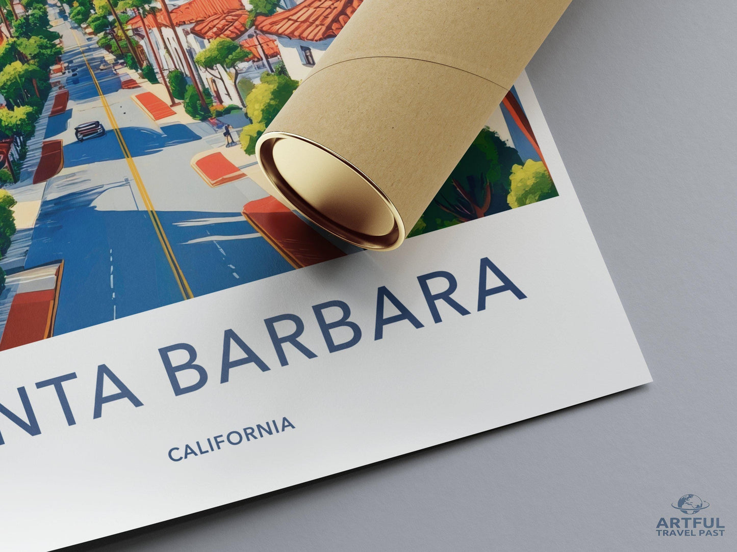 Santa Barbara Poster - California Wall Art