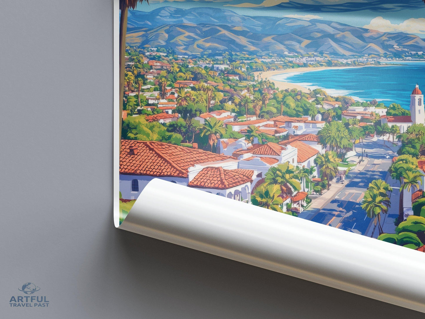 Santa Barbara Poster - California Wall Art