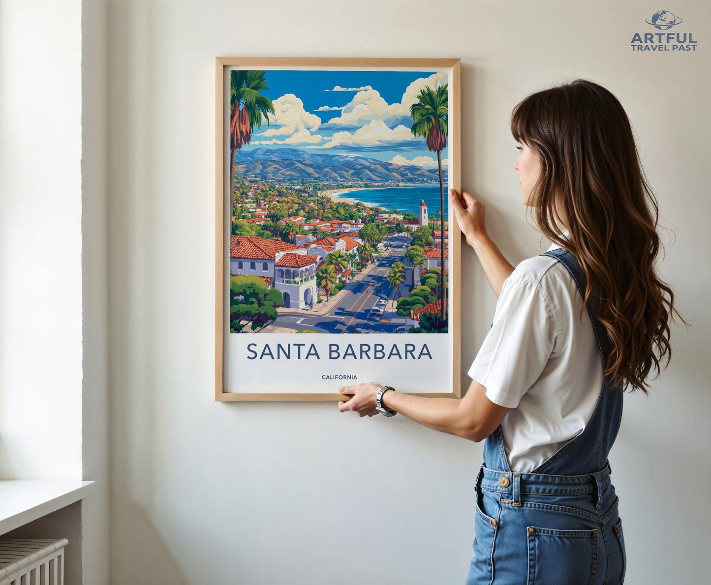 Santa Barbara Poster - California Wall Art