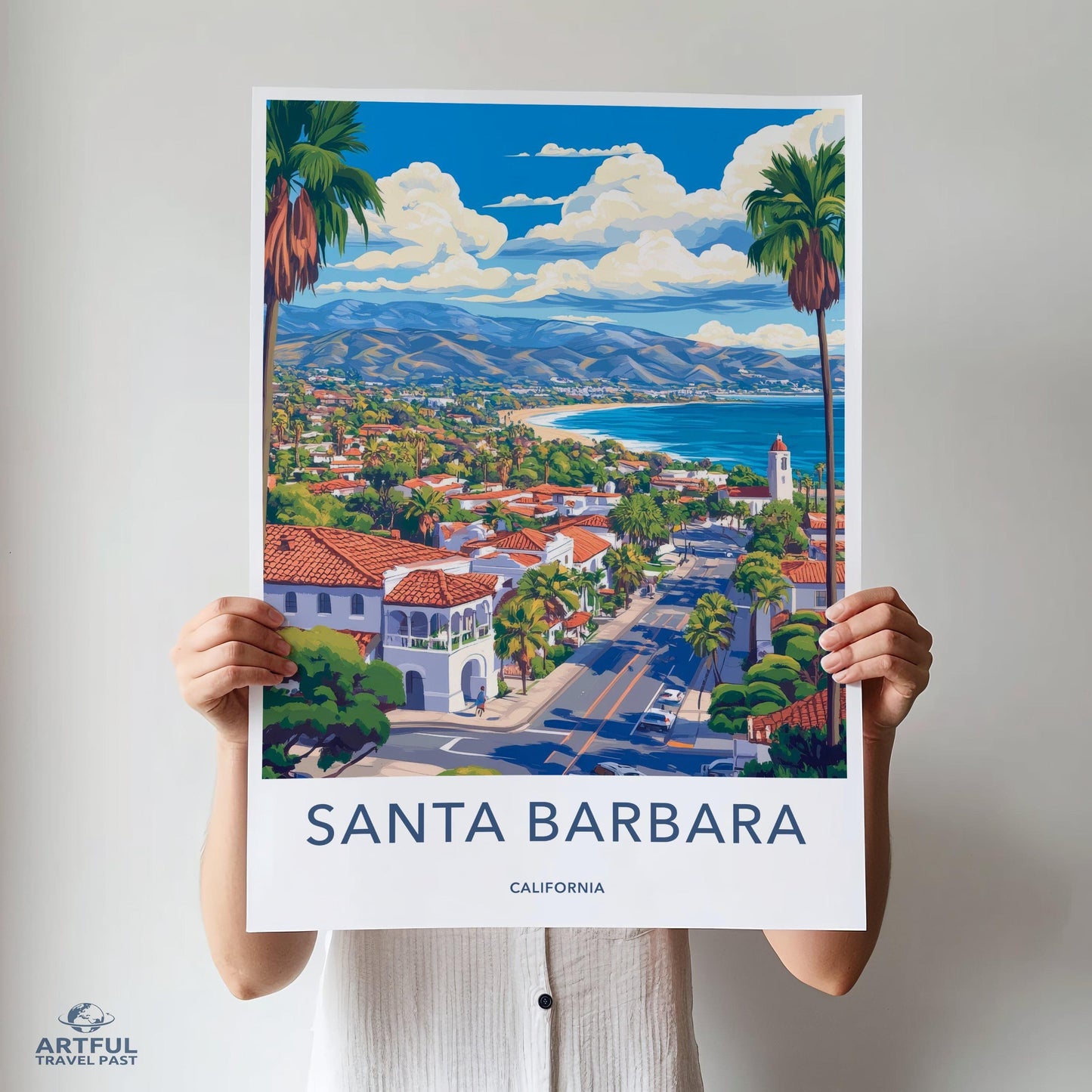 Santa Barbara Poster - California Wall Art