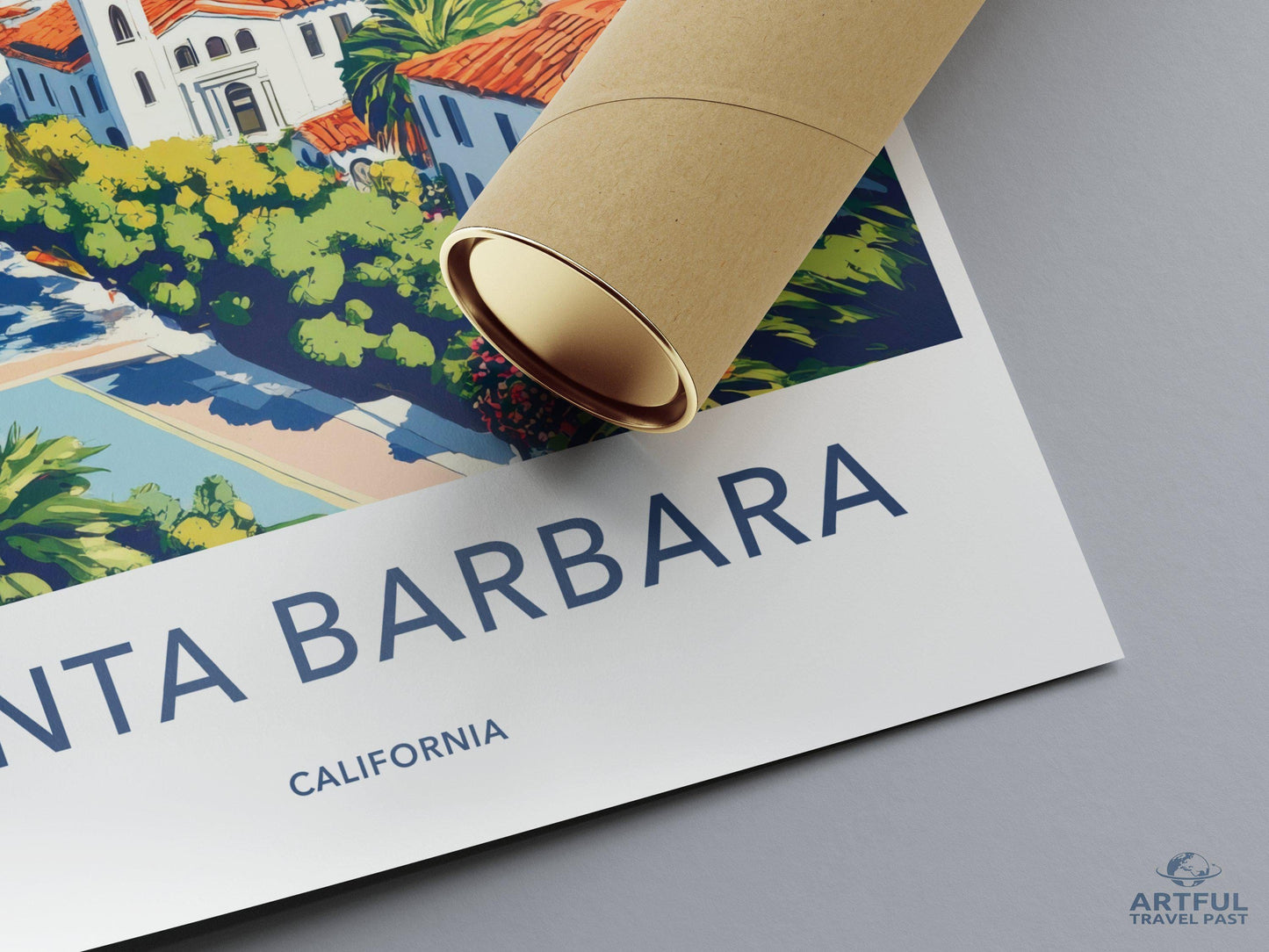 Santa Barbara Poster - California Wall Art