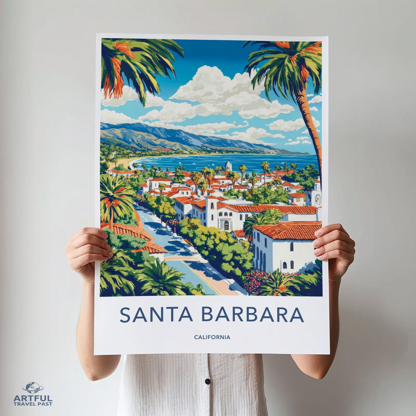 Santa Barbara Poster - California Wall Art