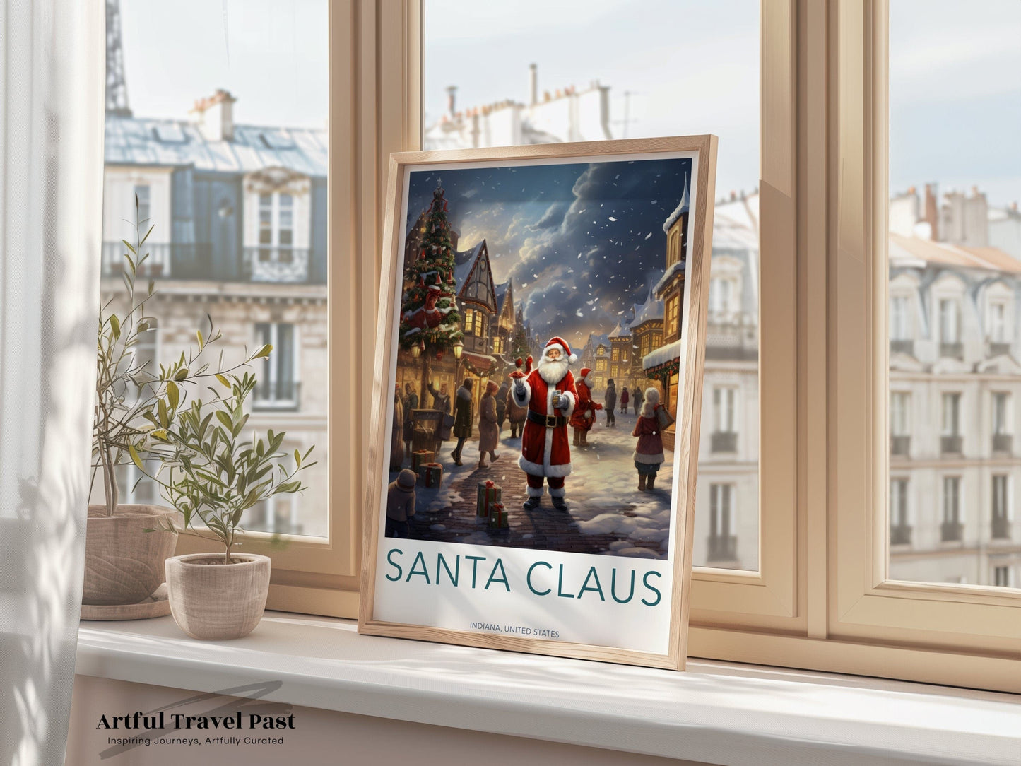 Santa Claus Poster - Indiana Wall Art