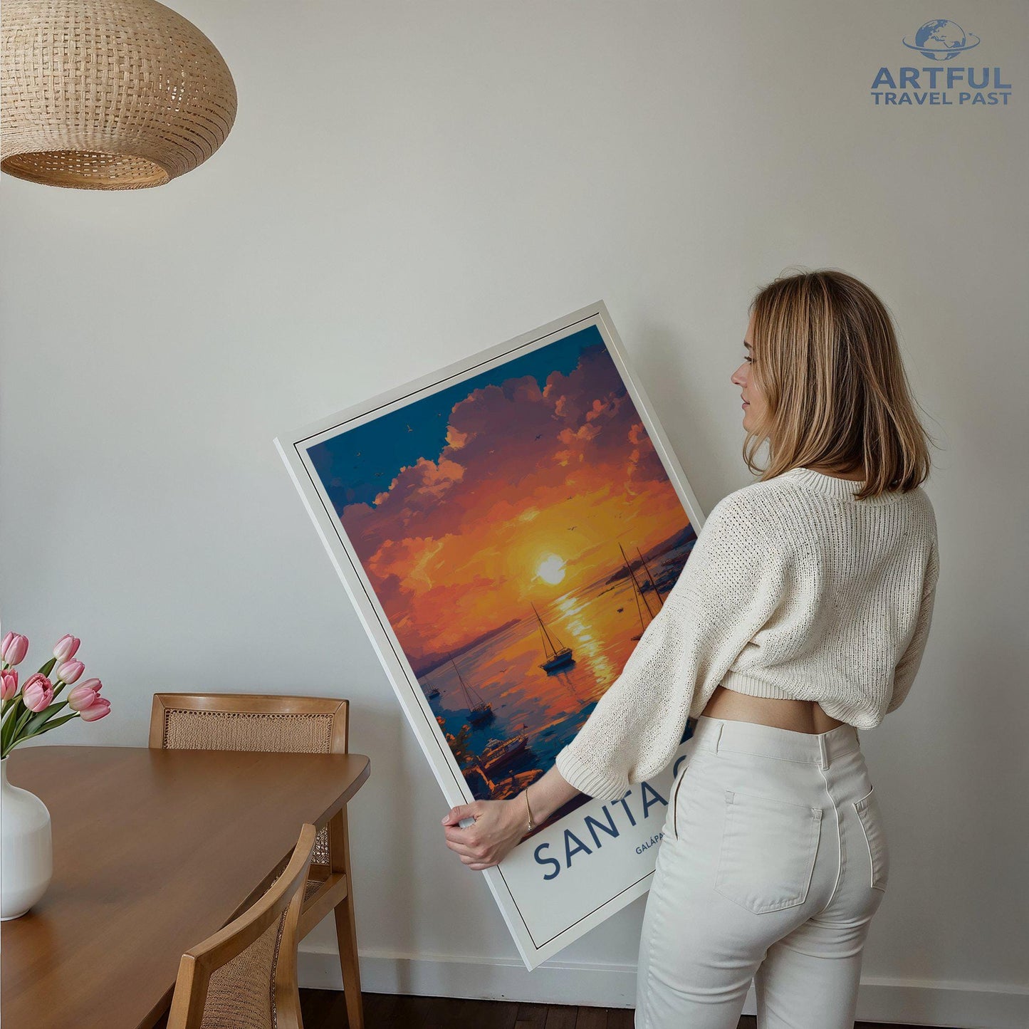 Santa Cruz Poster - Ecuador Wall Art