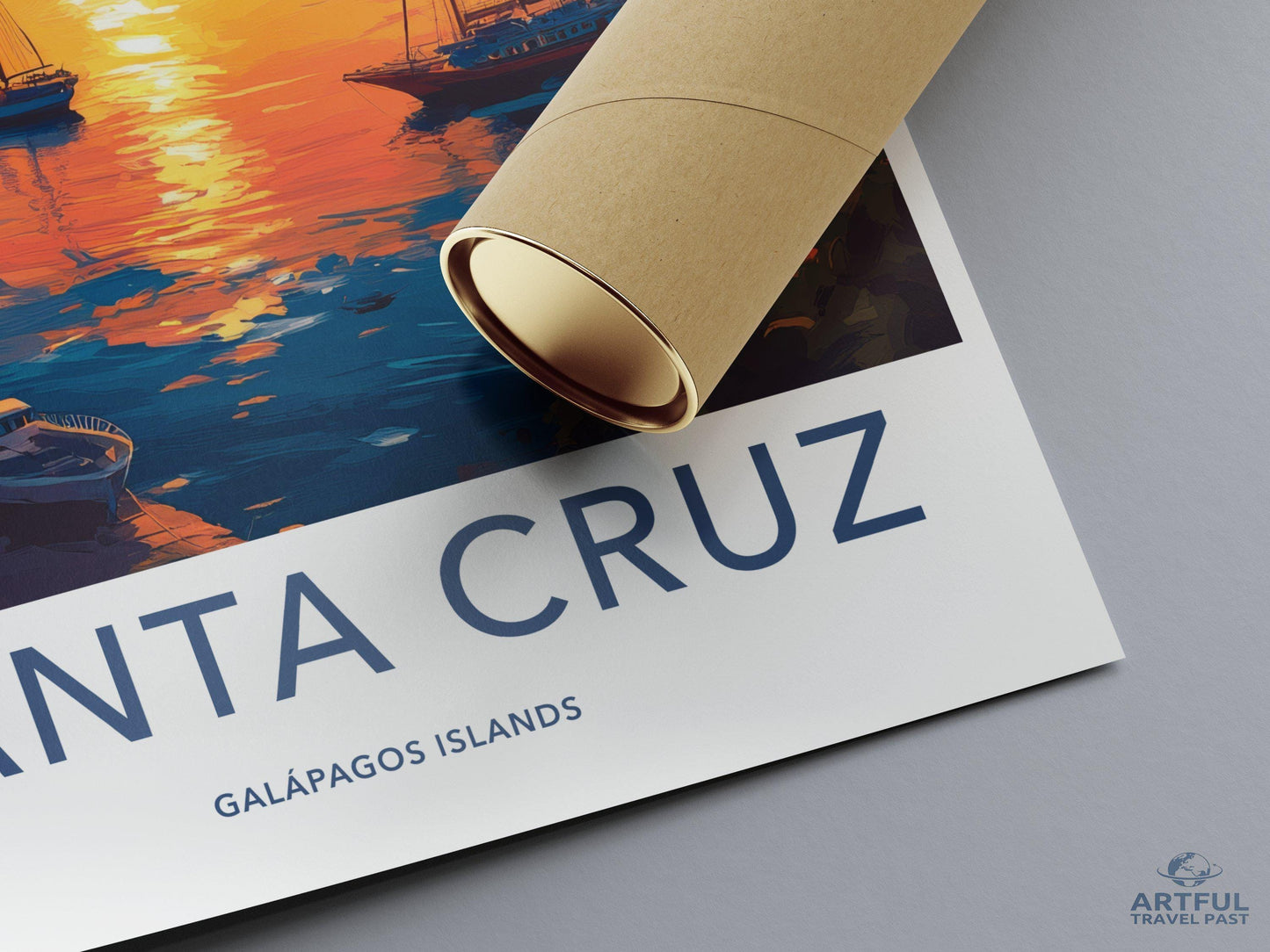 Santa Cruz Poster - Ecuador Wall Art