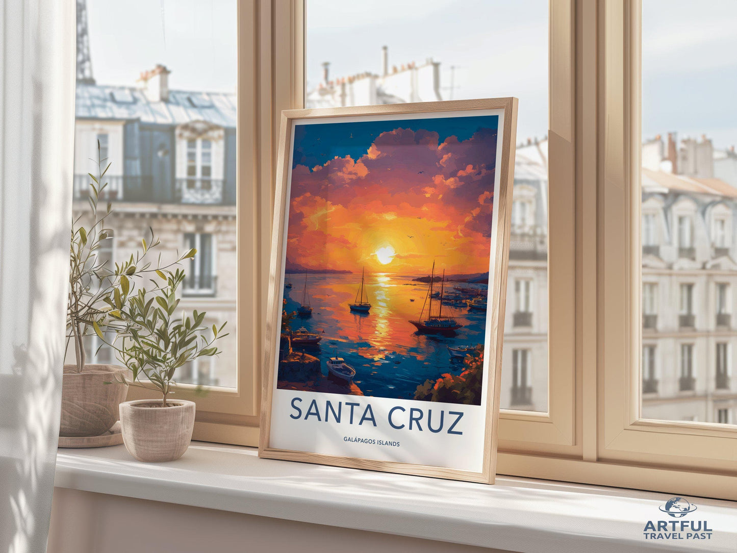 Santa Cruz Poster - Ecuador Wall Art