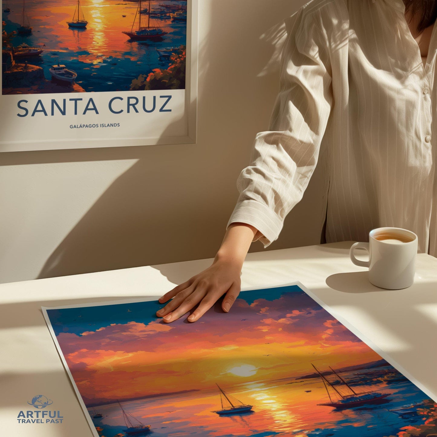 Santa Cruz Poster - Ecuador Wall Art