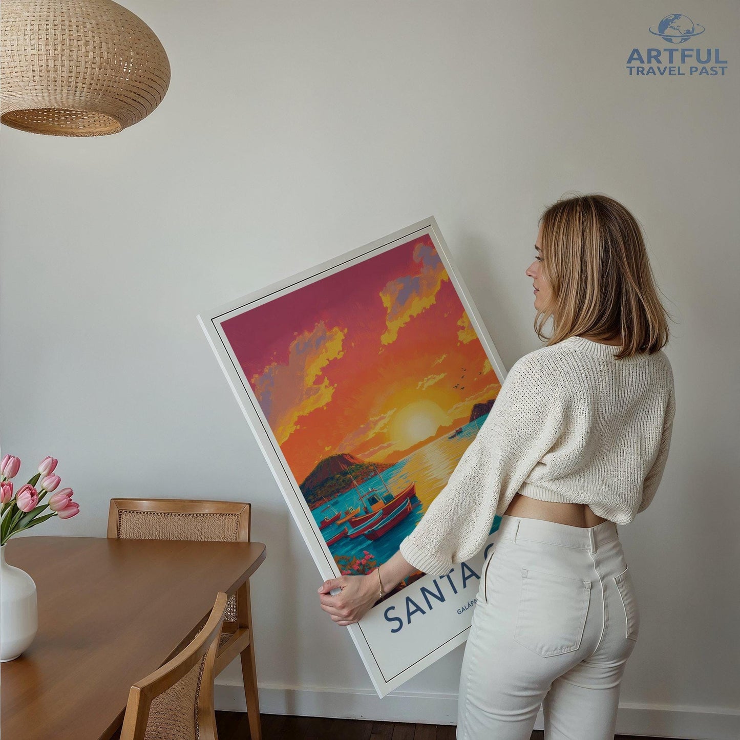 Santa Cruz Poster - Ecuador Wall Art