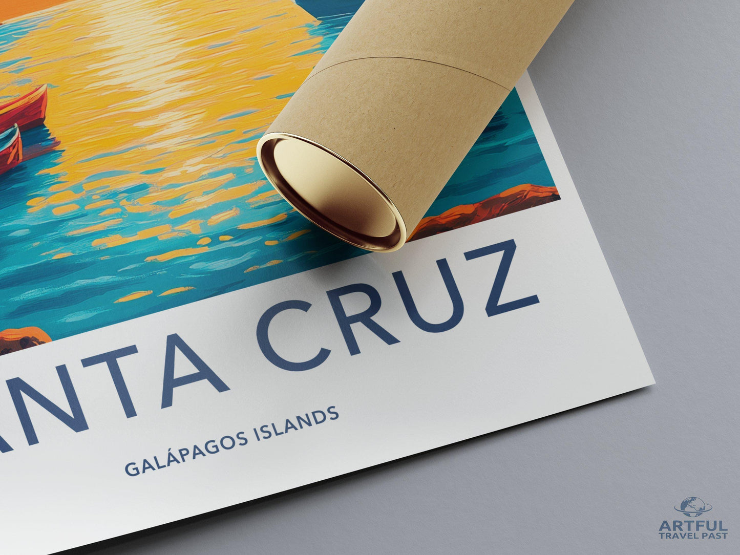 Santa Cruz Poster - Ecuador Wall Art