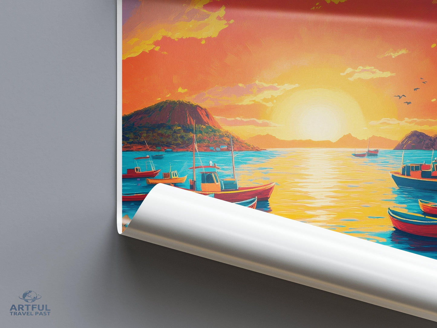 Santa Cruz Poster - Ecuador Wall Art