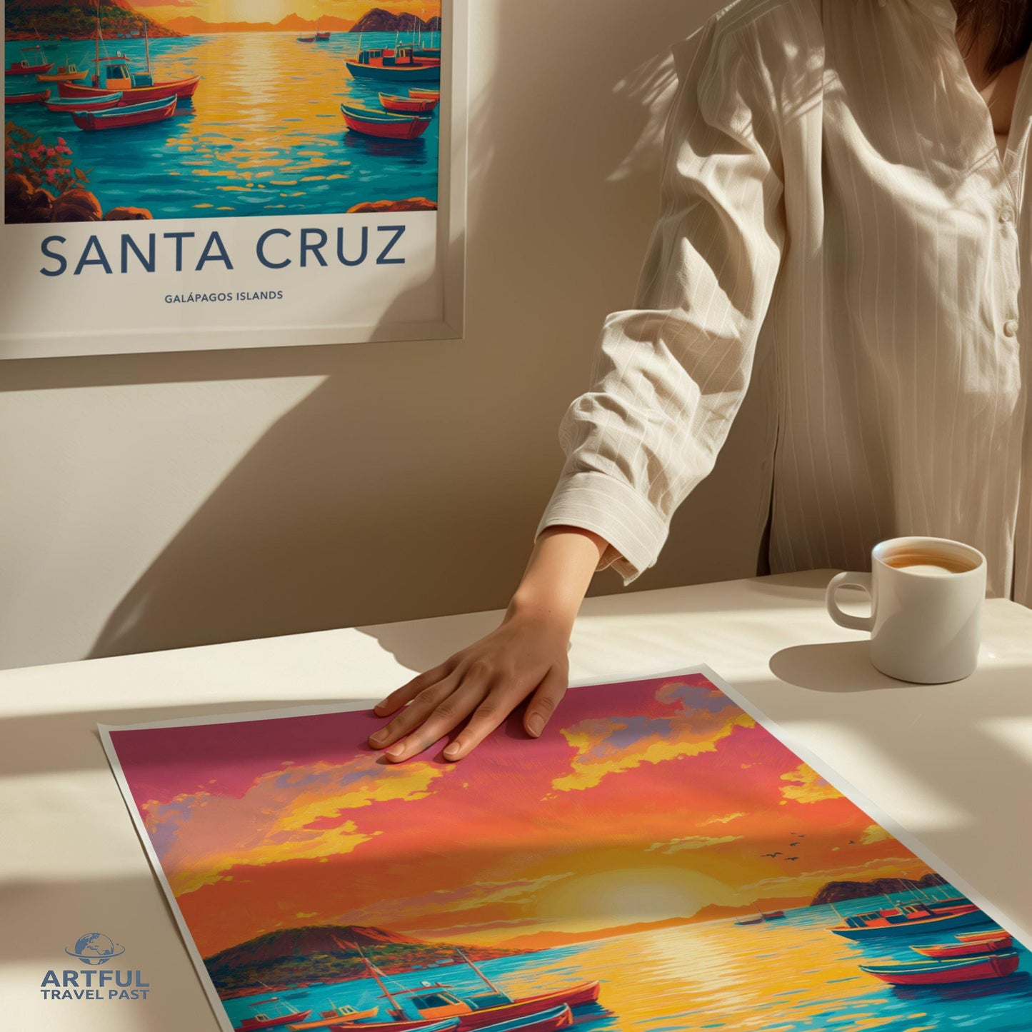Santa Cruz Poster - Ecuador Wall Art