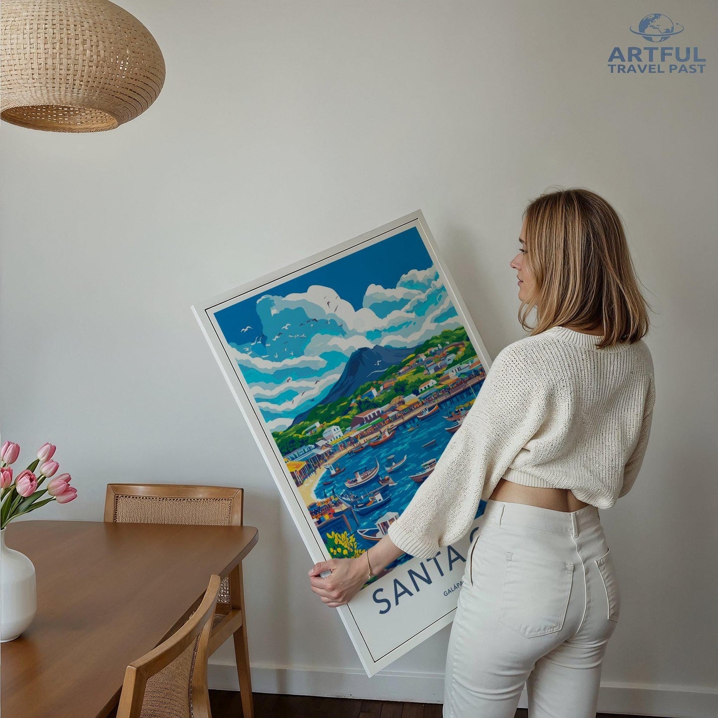 Santa Cruz Poster - Ecuador Wall Art