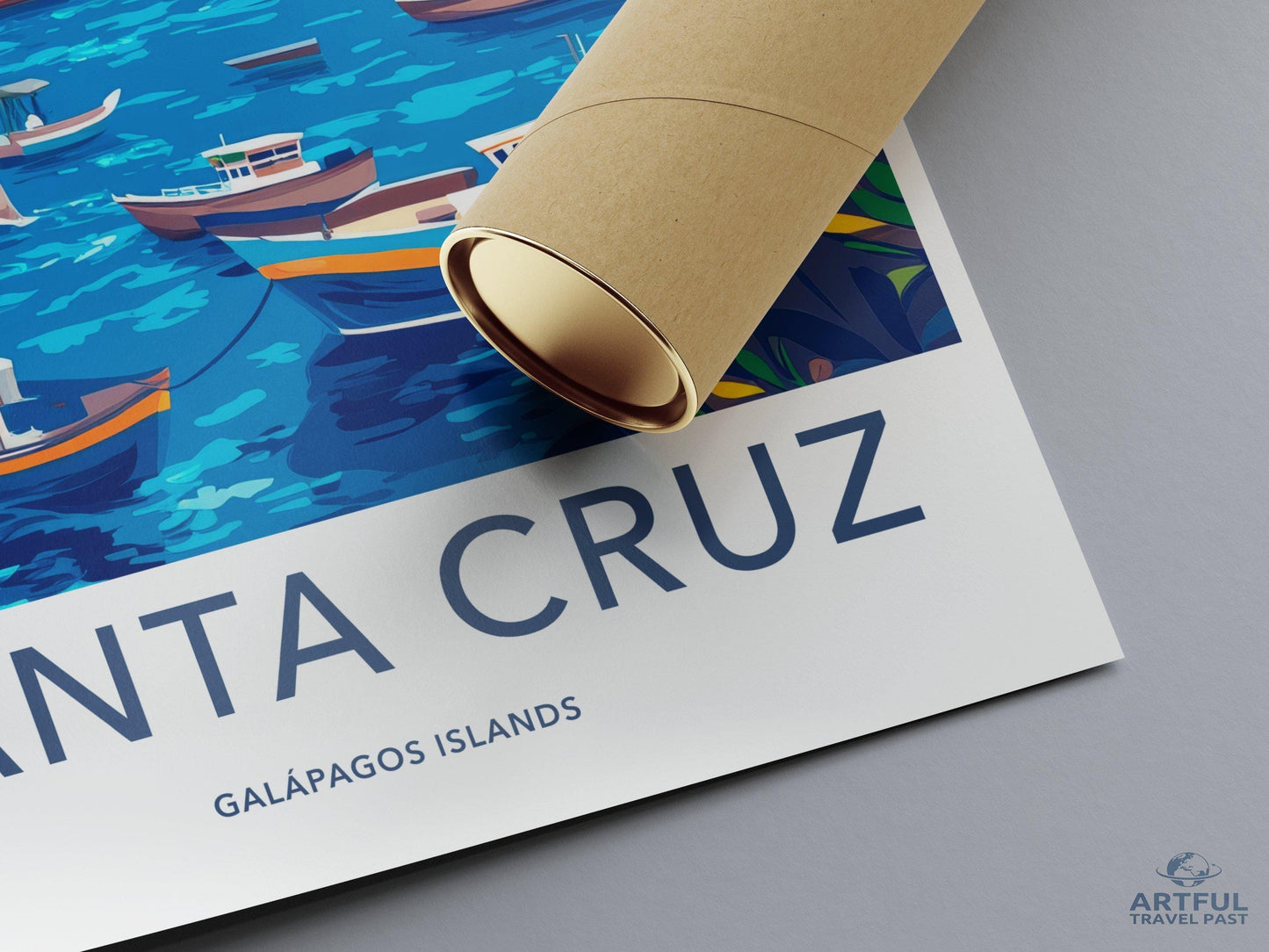 Santa Cruz Poster - Ecuador Wall Art